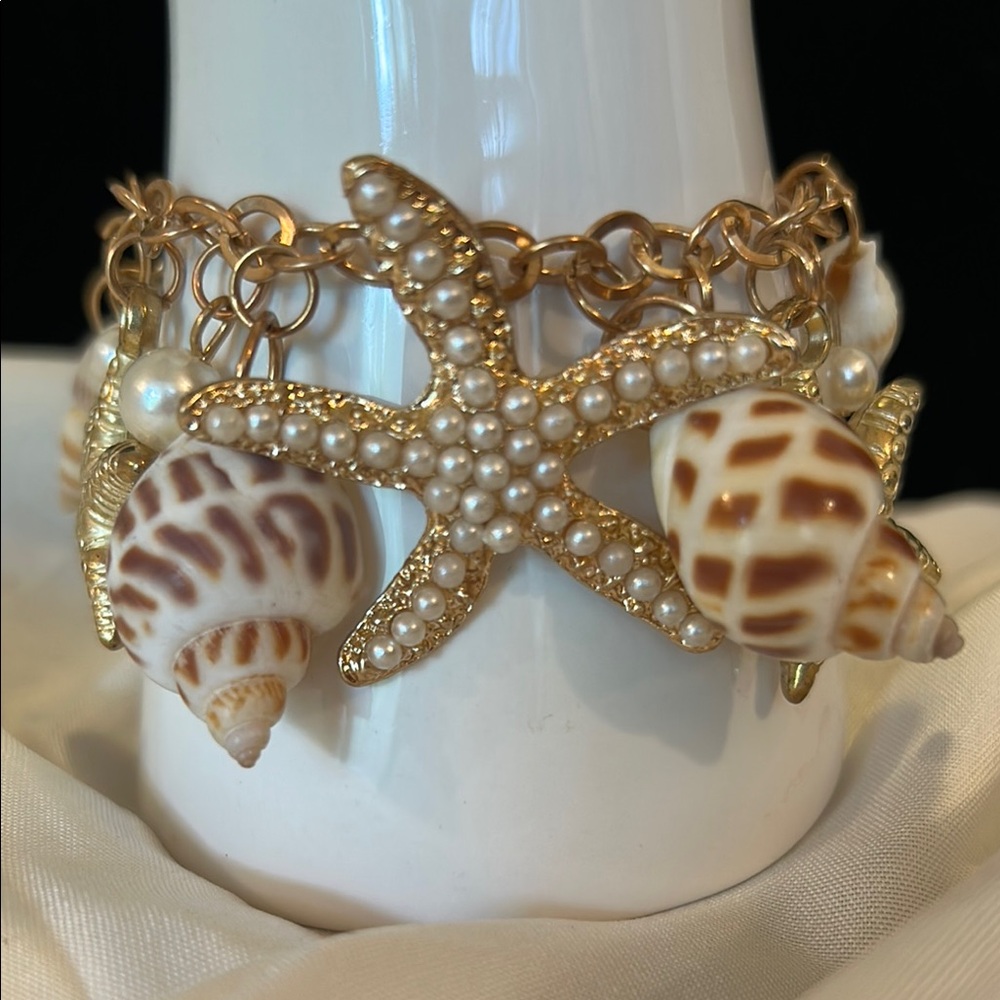 Seashell Charm Bracelet